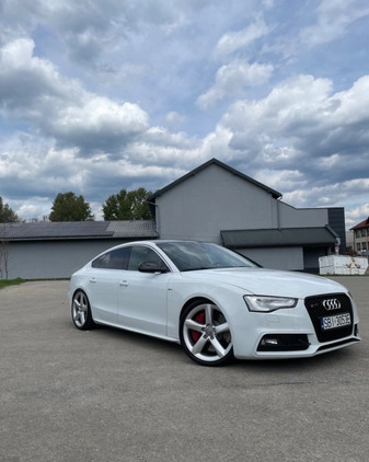 Audi A5 cena 69999 przebieg: 146000, rok produkcji 2013 z Wągrowiec małe 301